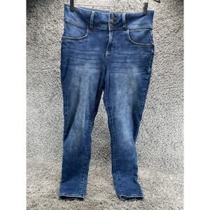 Womens Wallflower Jeans The Sassy High Rise Jeggings Size 11 Button Zipper